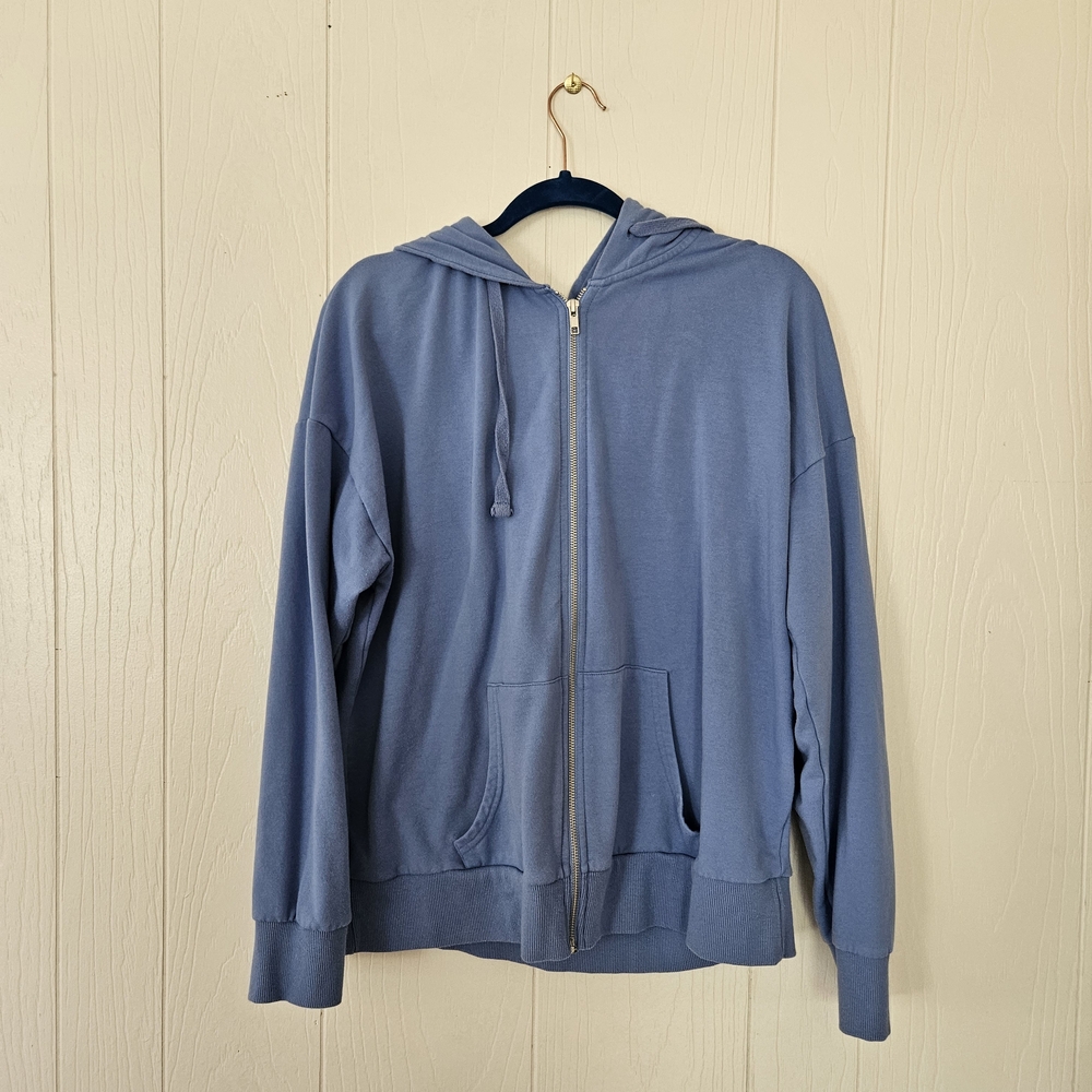 Time and Tru Navy Zip-Up Jacket